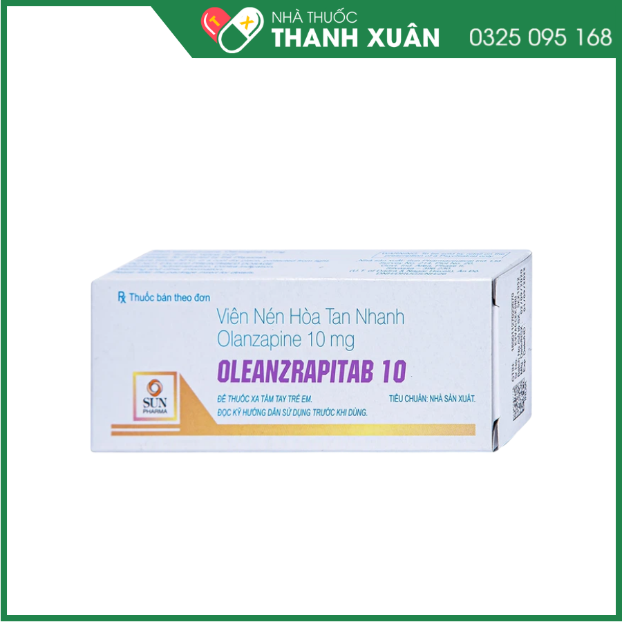 Oleanzrapitab 10 điều trị tâm thần phân liệt